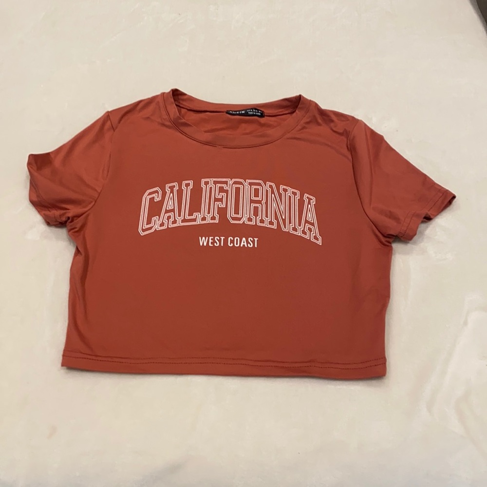 California west coast crop tee